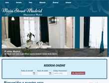 Tablet Screenshot of mainstreetmadrid.com